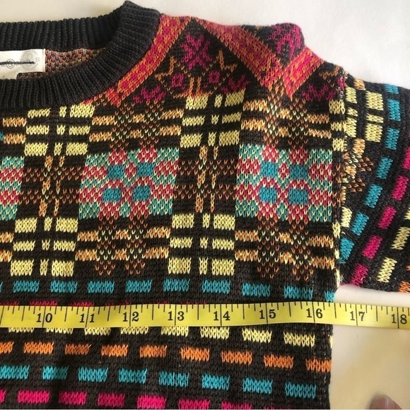 Treasure & Bond Kids' Cotton Patchwork Knit Sweater Size S 7/8 - Picture 6 of 9